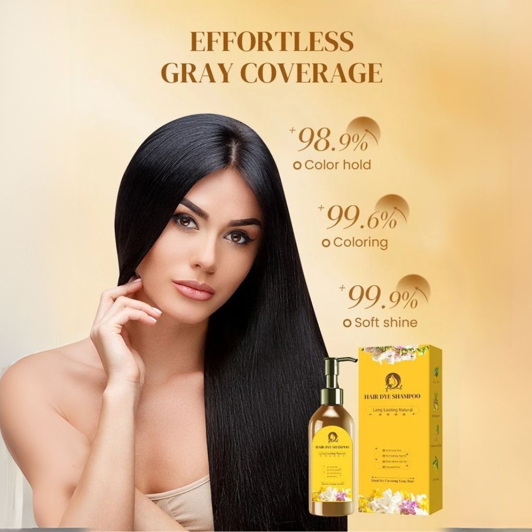 Natural Hair Dye Shampoo (😍Buy 1 Get 3 FREE Today Only Offer)