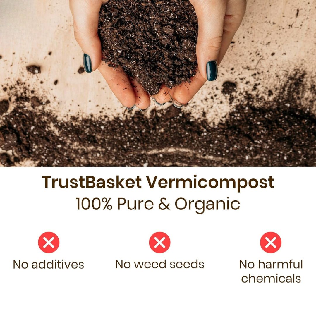 Organic Vermicompost 500gms (Buy 1 Get 1 Free)